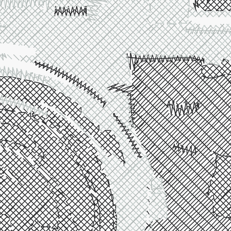 Cámara — primer plano de los hilos de bordado