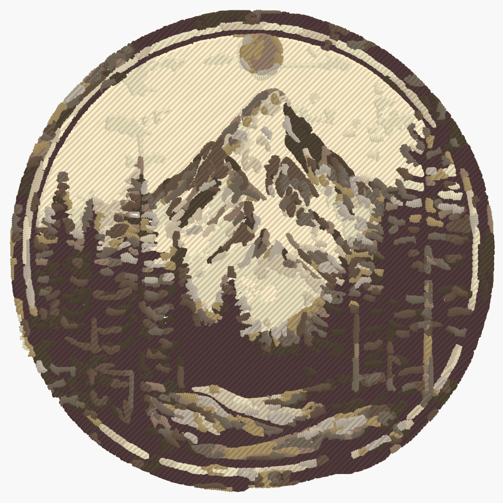 Vintage badge · 10 threads · 71,698 stitches